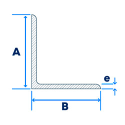 dibujo tecnico angulo laminado